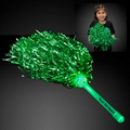 5 Day Custom Green Team Spirit Light Up Pom Poms